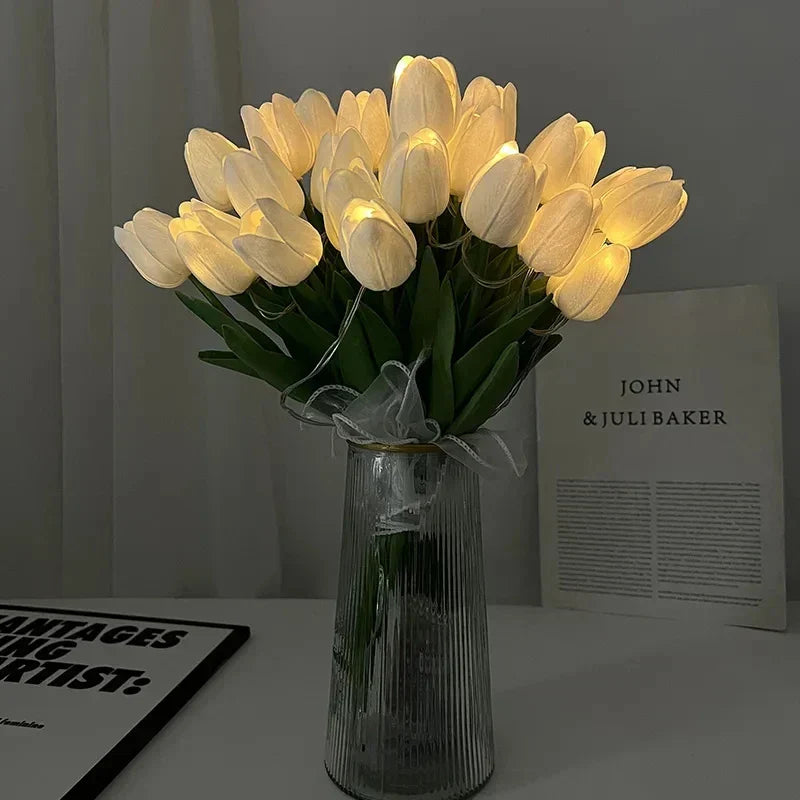 TulipGlow - Tragbare LED Tulpen-Nachtlampe