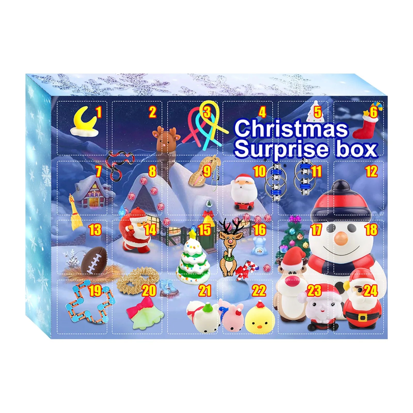 Überraschungs-Adventskalender Geschenkbox