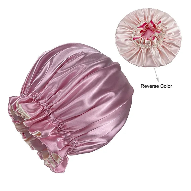 Helen - Stilvolle Satin Schlafhaube