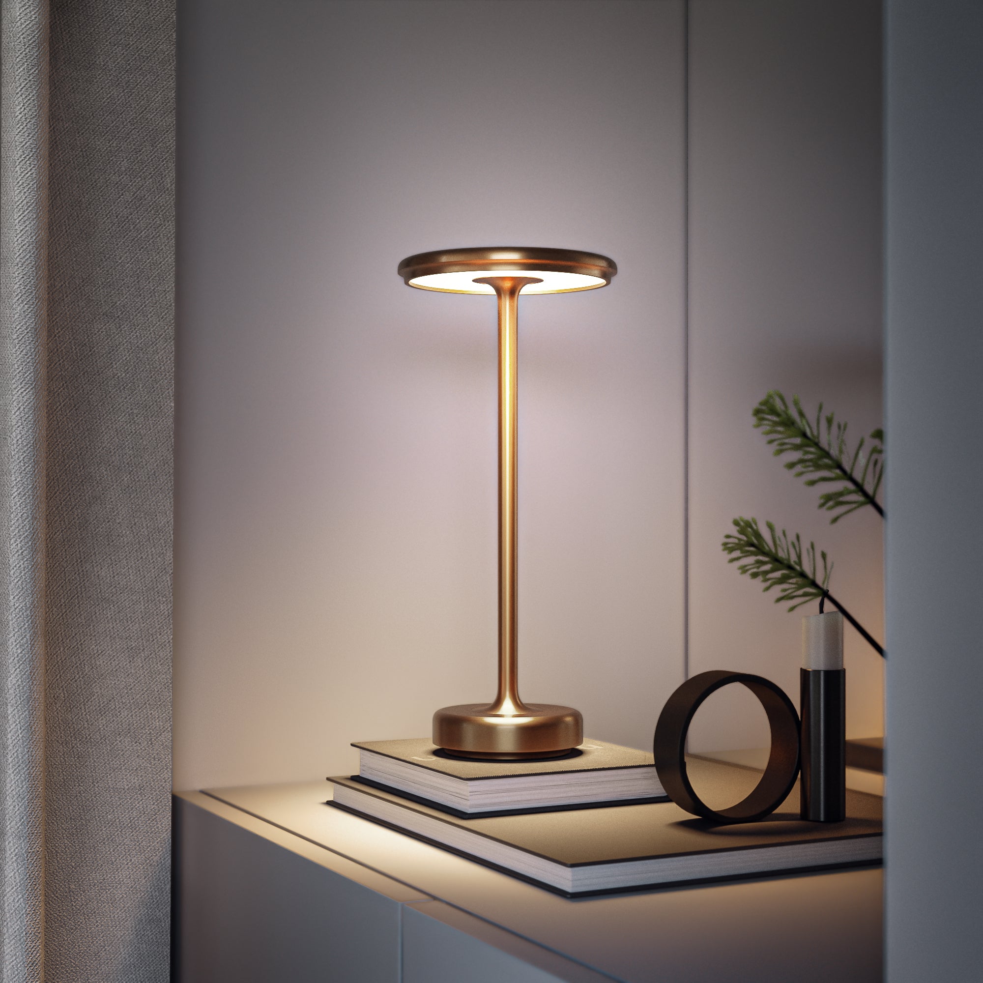 Aura Touch Lampe - stilvolle Innenbeleuchtung