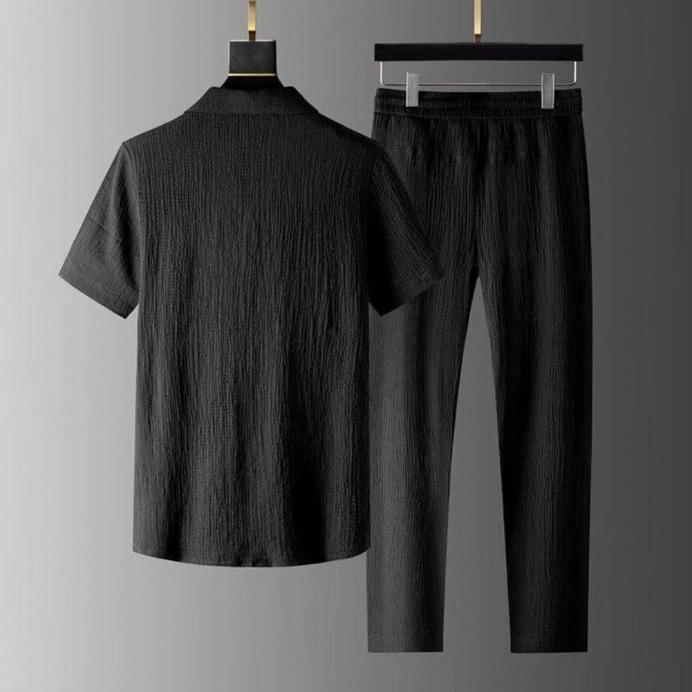 Lukas – Zweiteiliger Sommeranzug für Männer mit Kurzarm-T-Shirt und Cordhosen