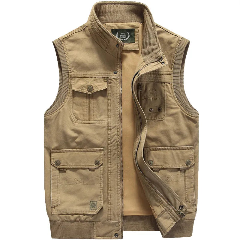 Martin - Herren Utility ärmellose Jacke mit Multi-Taschen-Design
