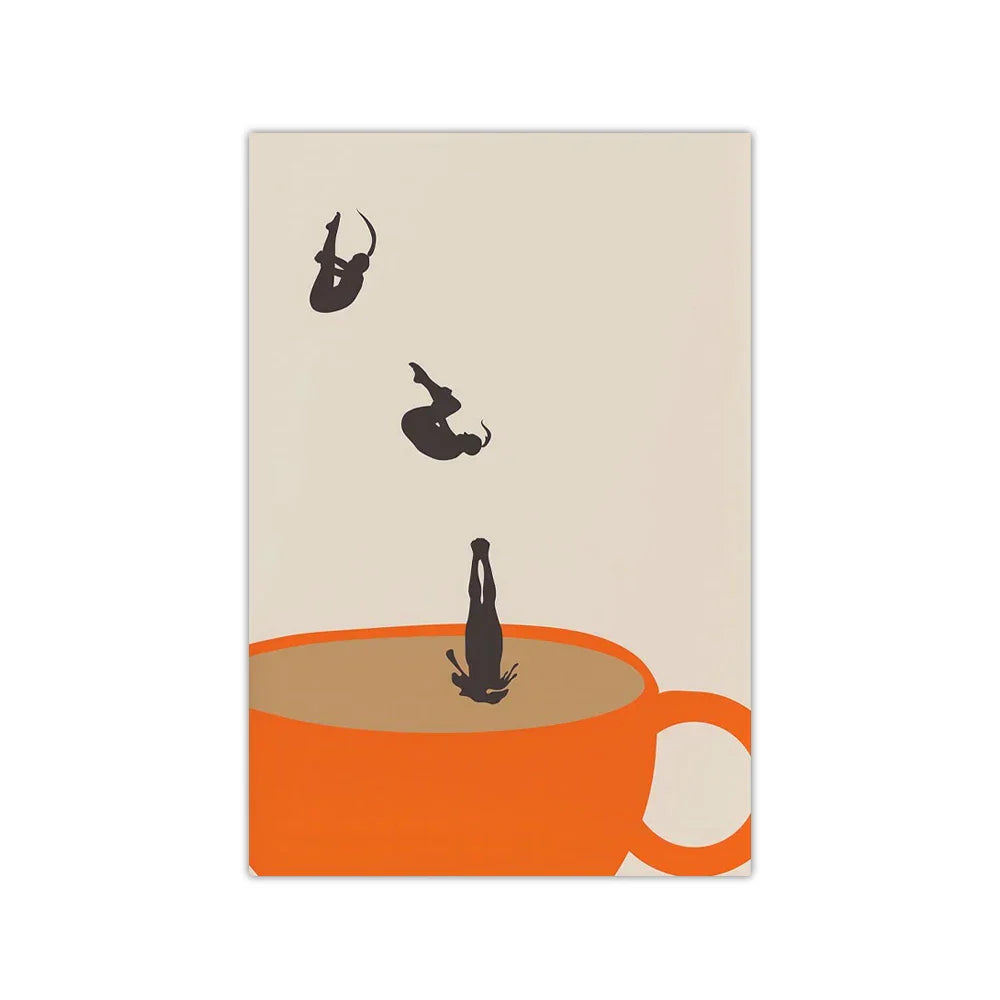 MugDive - Fantasievolle Kunstplakate inspiriert von Kaffee