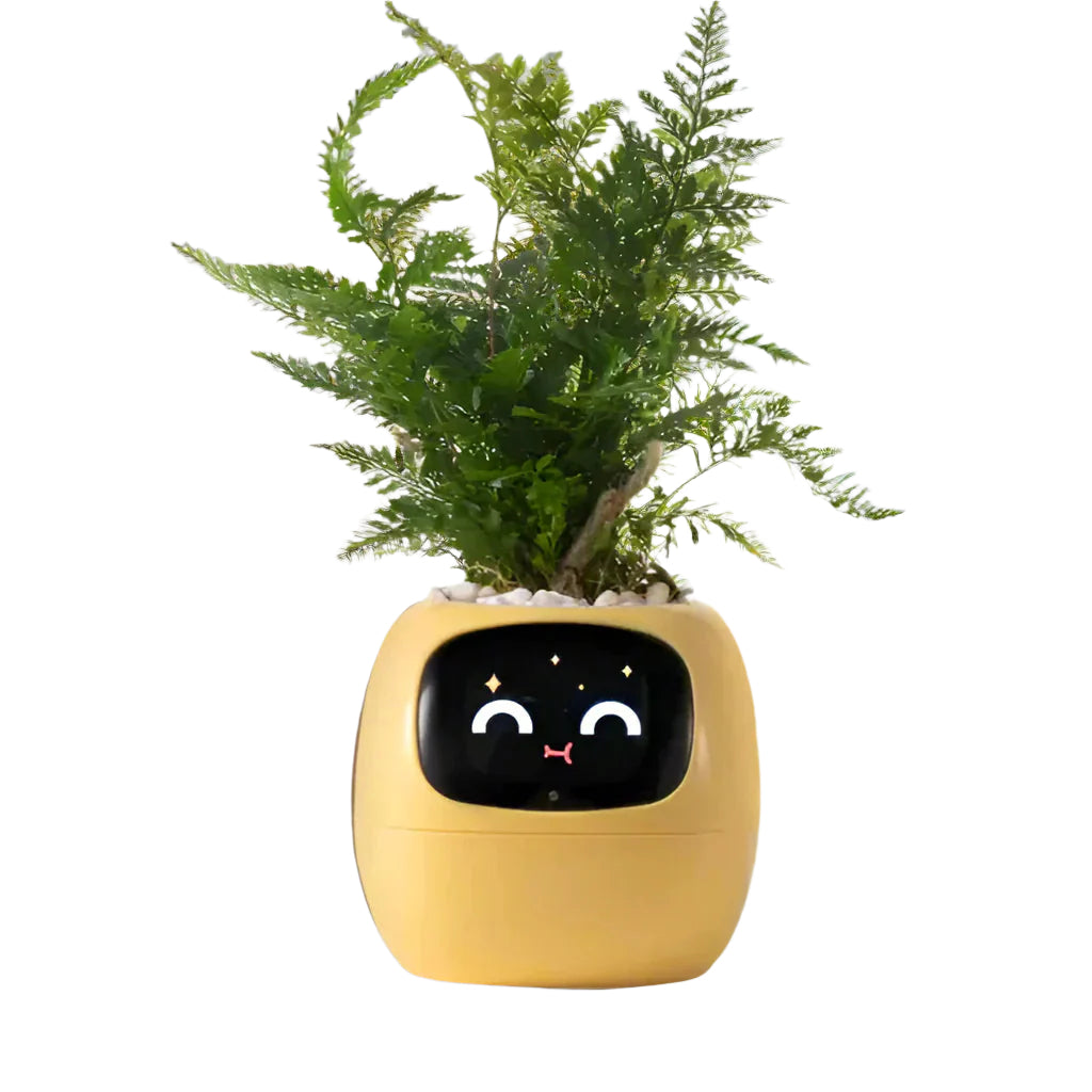 PlantPal Intelligenter interaktiver Topf – KI-gesteuerter Topf mit animiertem Display und Umweltsensoren
