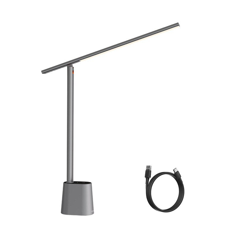 LumaLine - Schlanke LED-Tischlampe mit USB-Ladeanschluss