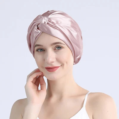 Josephine - Luxuriöse Satin-Dreh-Turban-Haarverpackung