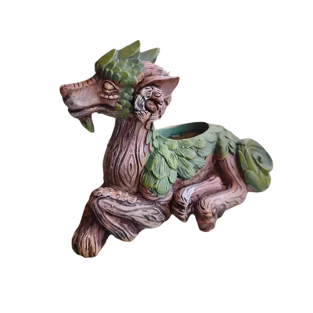 WhimsiDragon Sukkulentpflanzkasten mit verspieltem Fantasiedesign