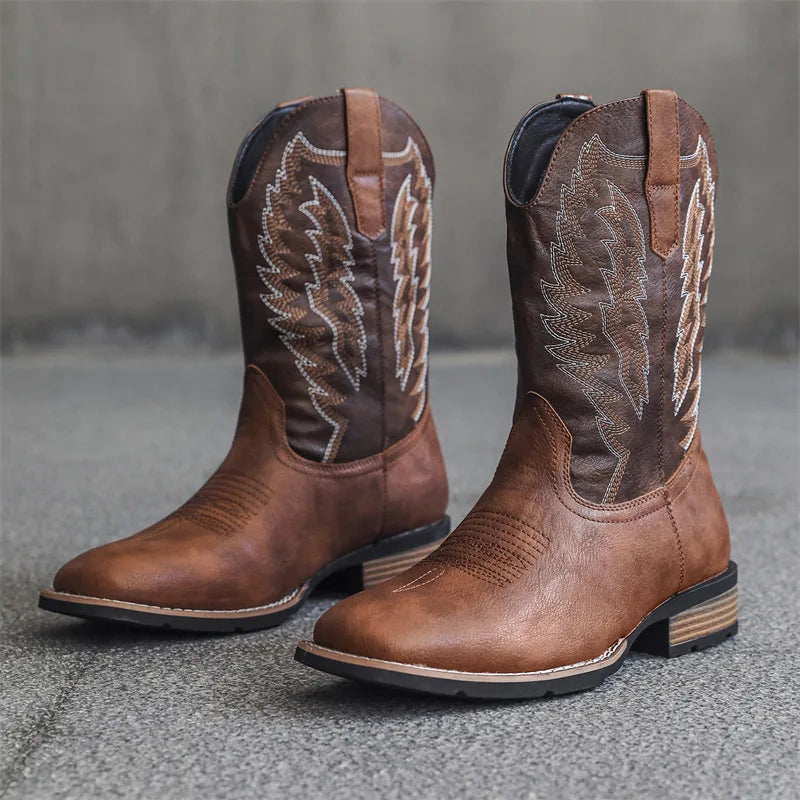 Alexander - Klassische Western-Cowboystiefel mit ganztägigem Komfort