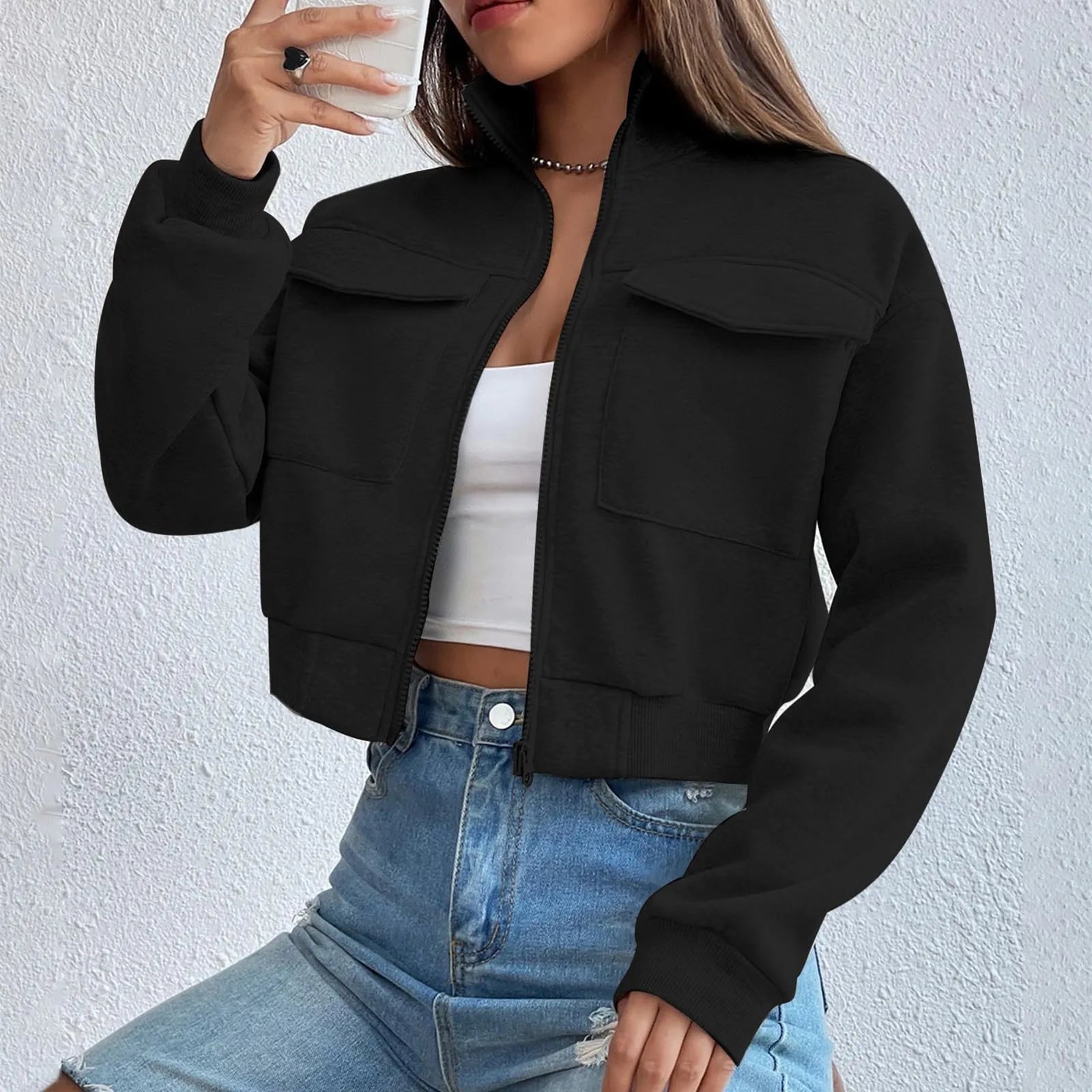 Linea Kort Damenjacke mit Komfort und Taschen