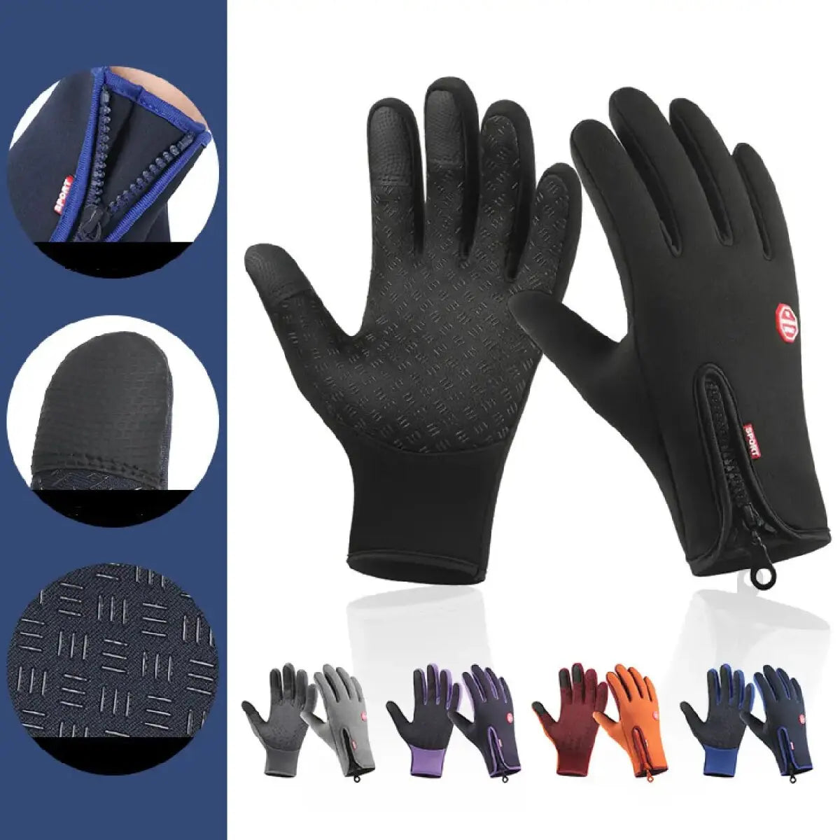 Touchscreen Winterhandschuhe – Warme Handschuhe für Radfahren, Fahren & Outdoor-Nutzung