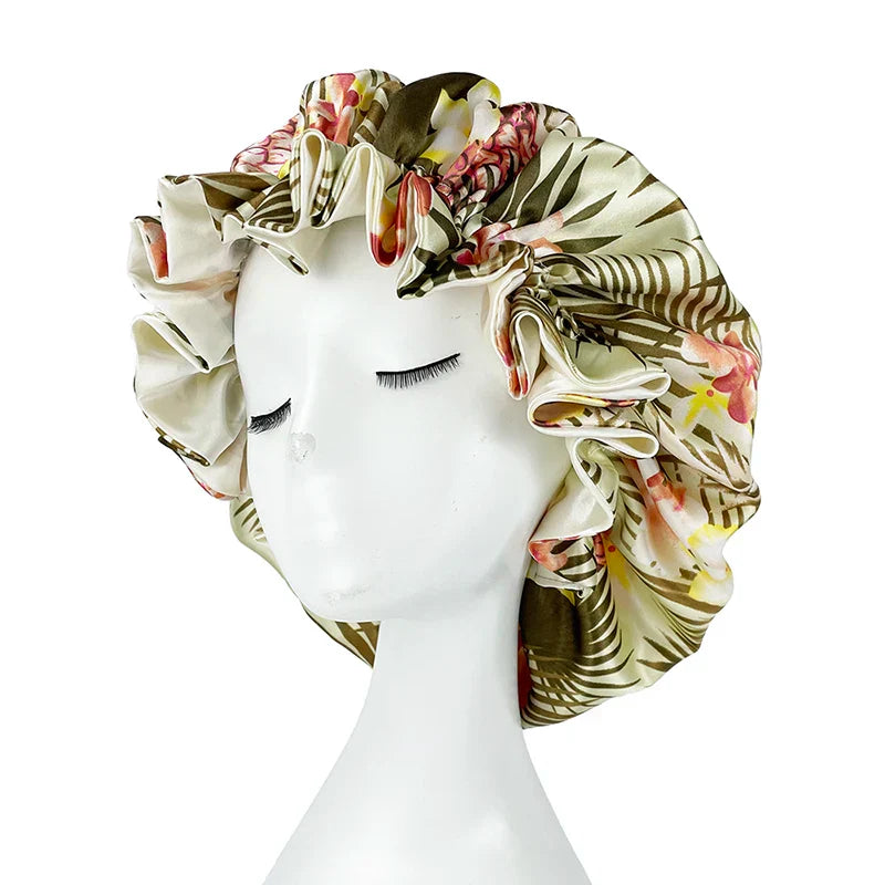 Helen - Stilvolle Satin Schlafhaube