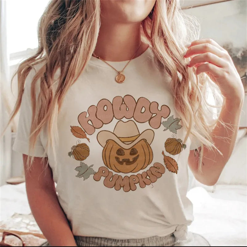 Zusätzliches Herbst-Halloween-T-Shirt