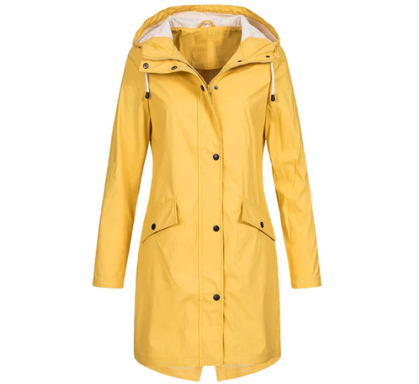 Damen Regenjacke Kaye mit Kapuze