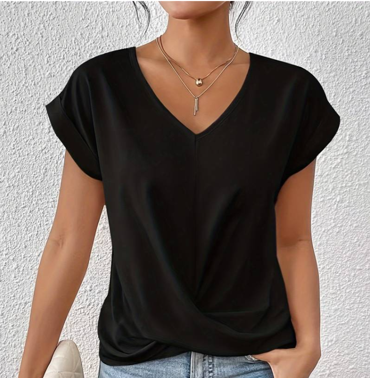 Sophia Elegant & Stilvoll V-Ausschnitt Shirt