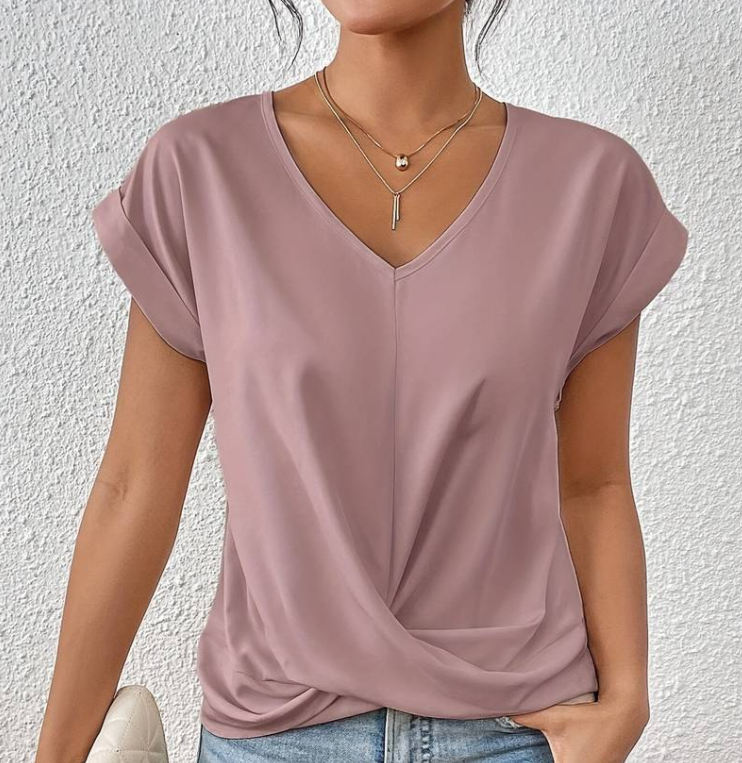 Sophia Elegant & Stilvoll V-Ausschnitt Shirt