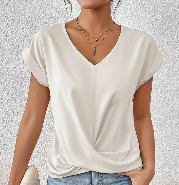 Sophia Elegant & Stilvoll V-Ausschnitt Shirt