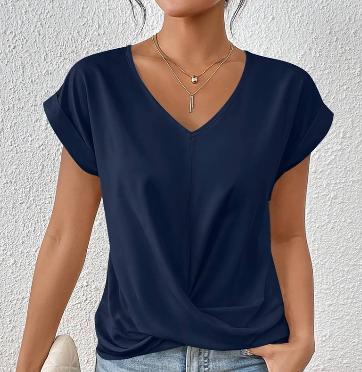 Sophia Elegant & Stilvoll V-Ausschnitt Shirt