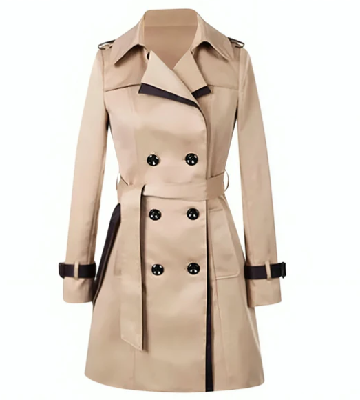 Eleganter Trenchcoat mit Kelsi-Kantendetails