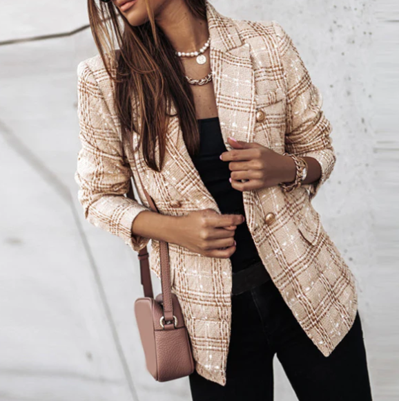 Kariertes Blazer Janice