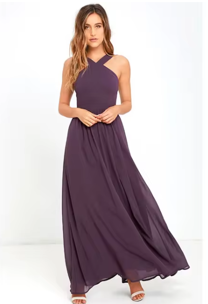 Leoney Luxus Langes Kleid | Mühelose lässige Eleganz für jeden Anlass