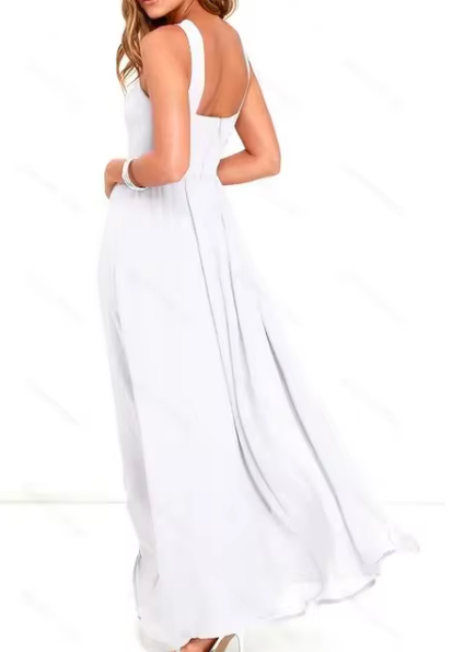 Leoney Luxus Langes Kleid | Mühelose lässige Eleganz für jeden Anlass