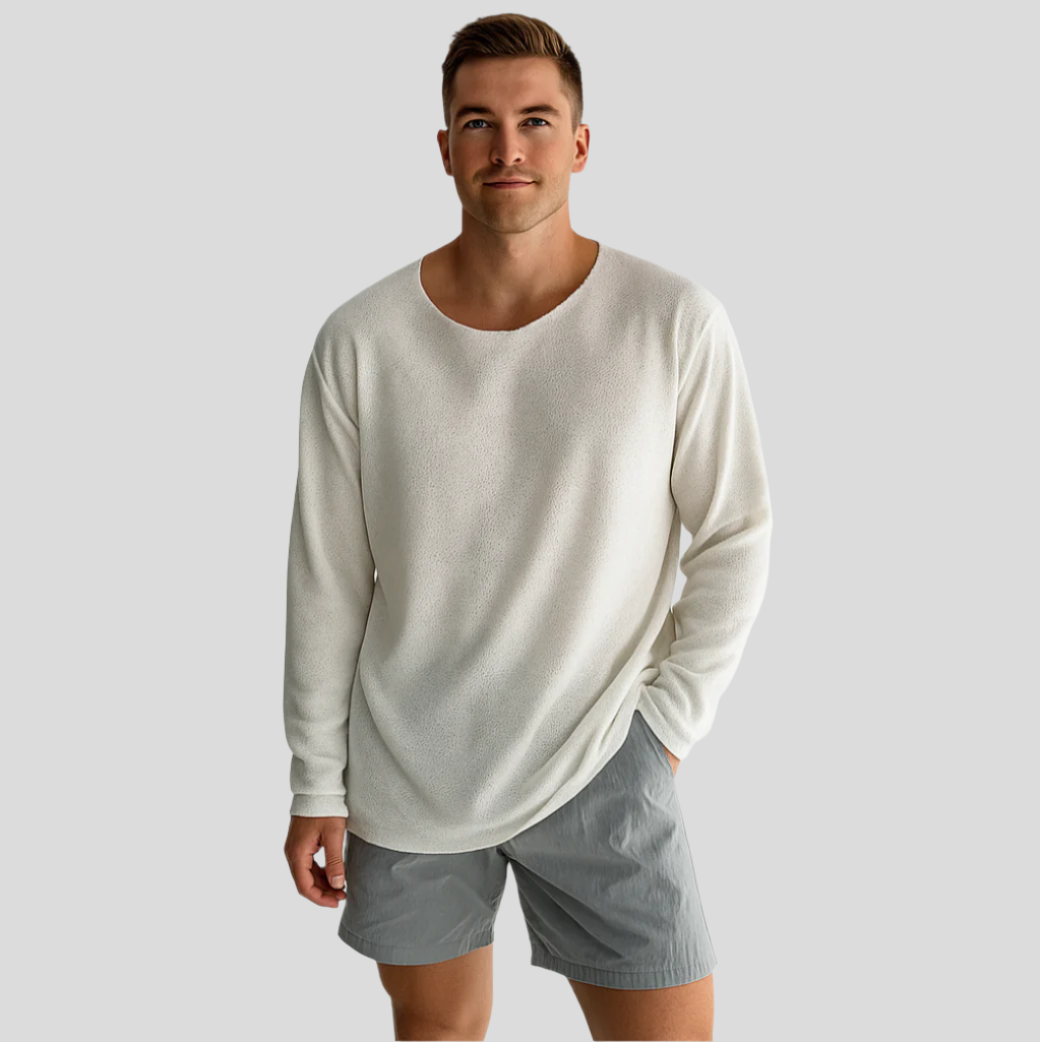 Elias – Herren Atmungsaktive Strickhemd für Alltagkomfort