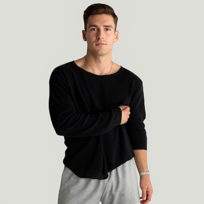 Elias – Herren Atmungsaktive Strickhemd für Alltagkomfort