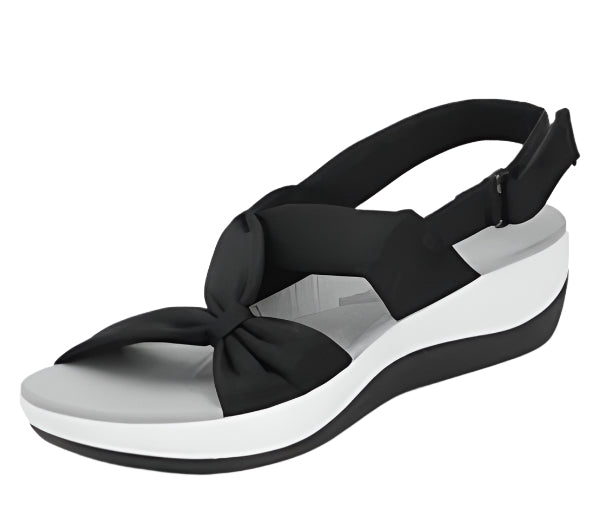 Valeriia - Slingback Keilhalschuhe mit Schleifendetails für mühelos schicke Eleganz