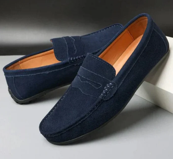 Michael Klassische Leder Slipper