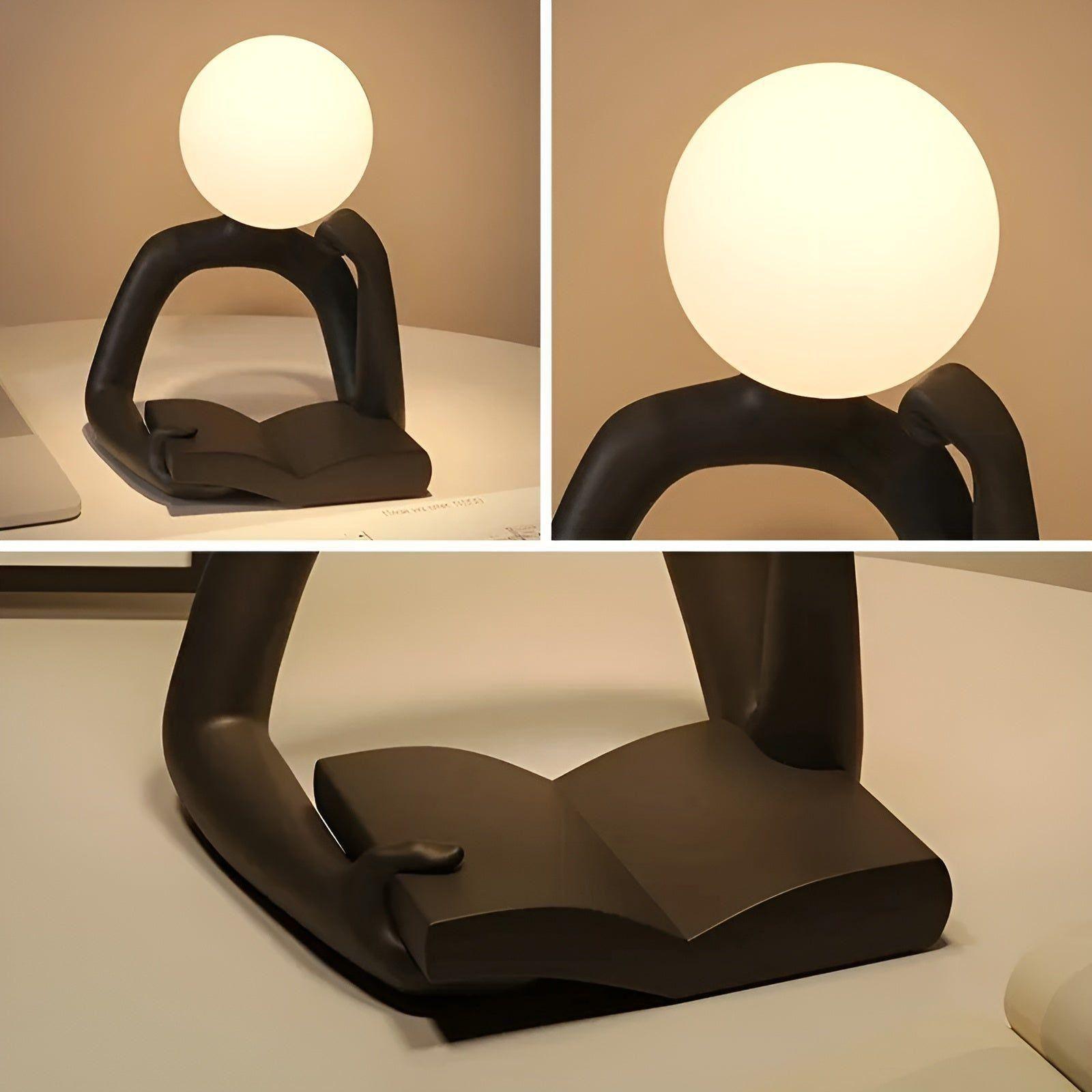 EvaGlow Abstrakt Luxus Tischlampe - moderne Eleganz