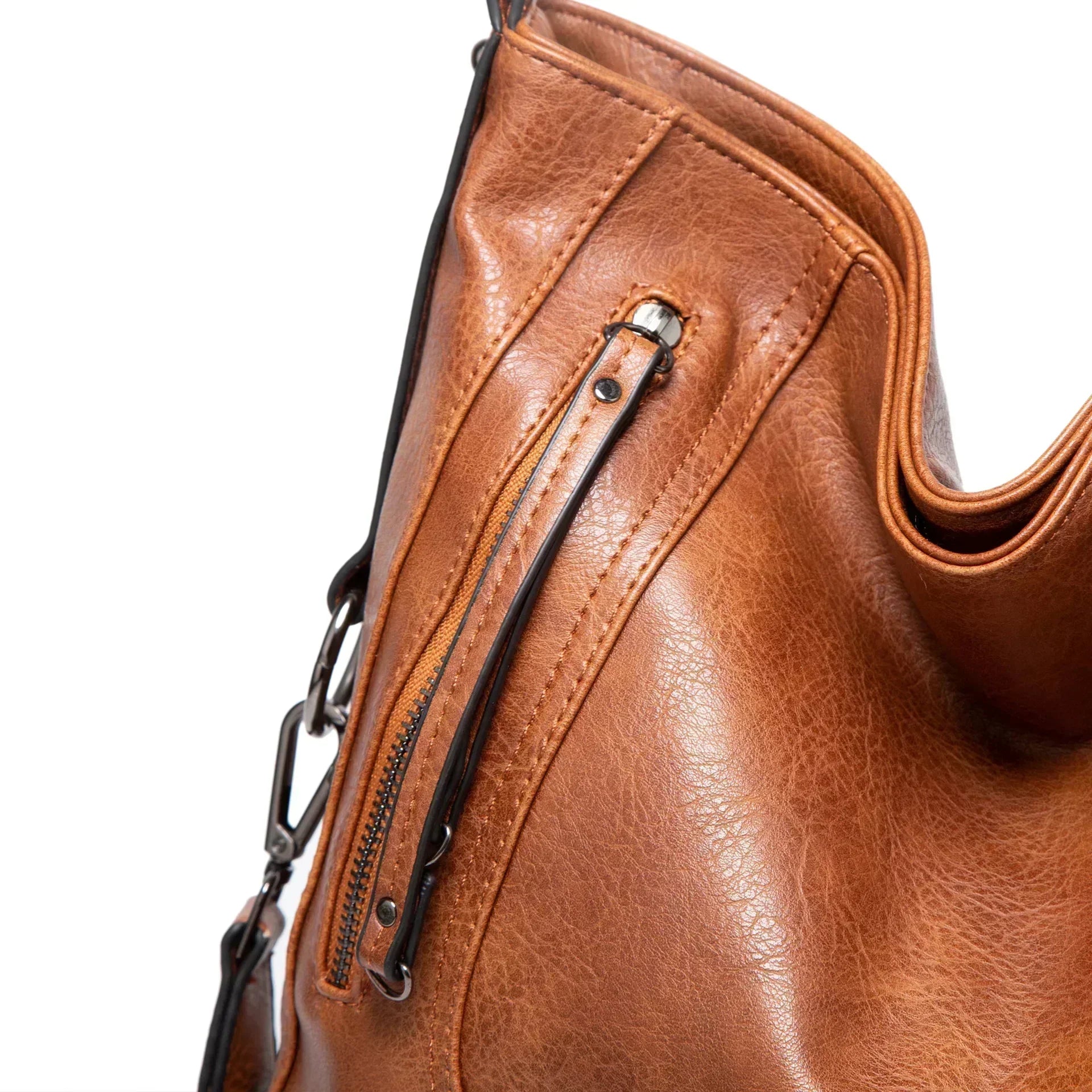 Miriam - Geräumige Hobo-Schultertasche mit Reißverschluss