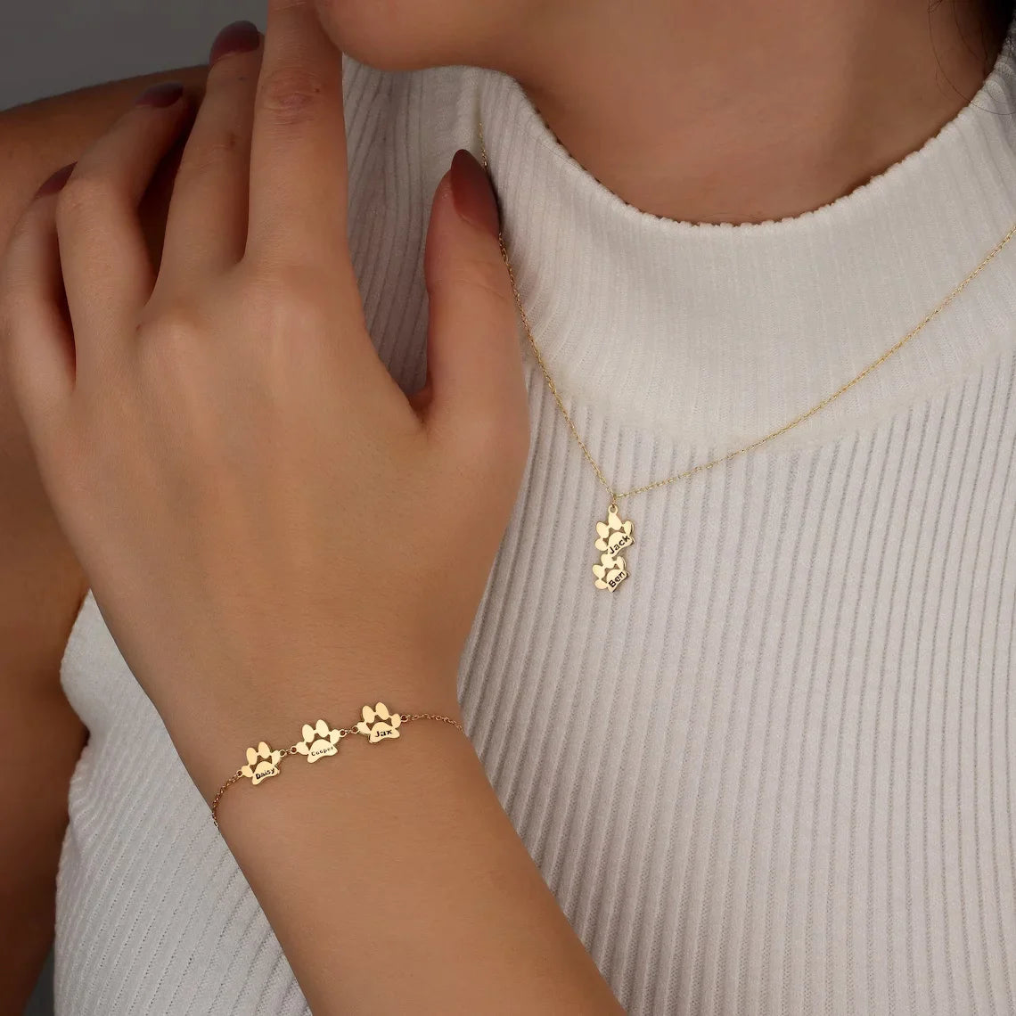 Personalisierbares Armband mit Hundepfotenabdruck – Ein Symbol für bedingungslose Liebe