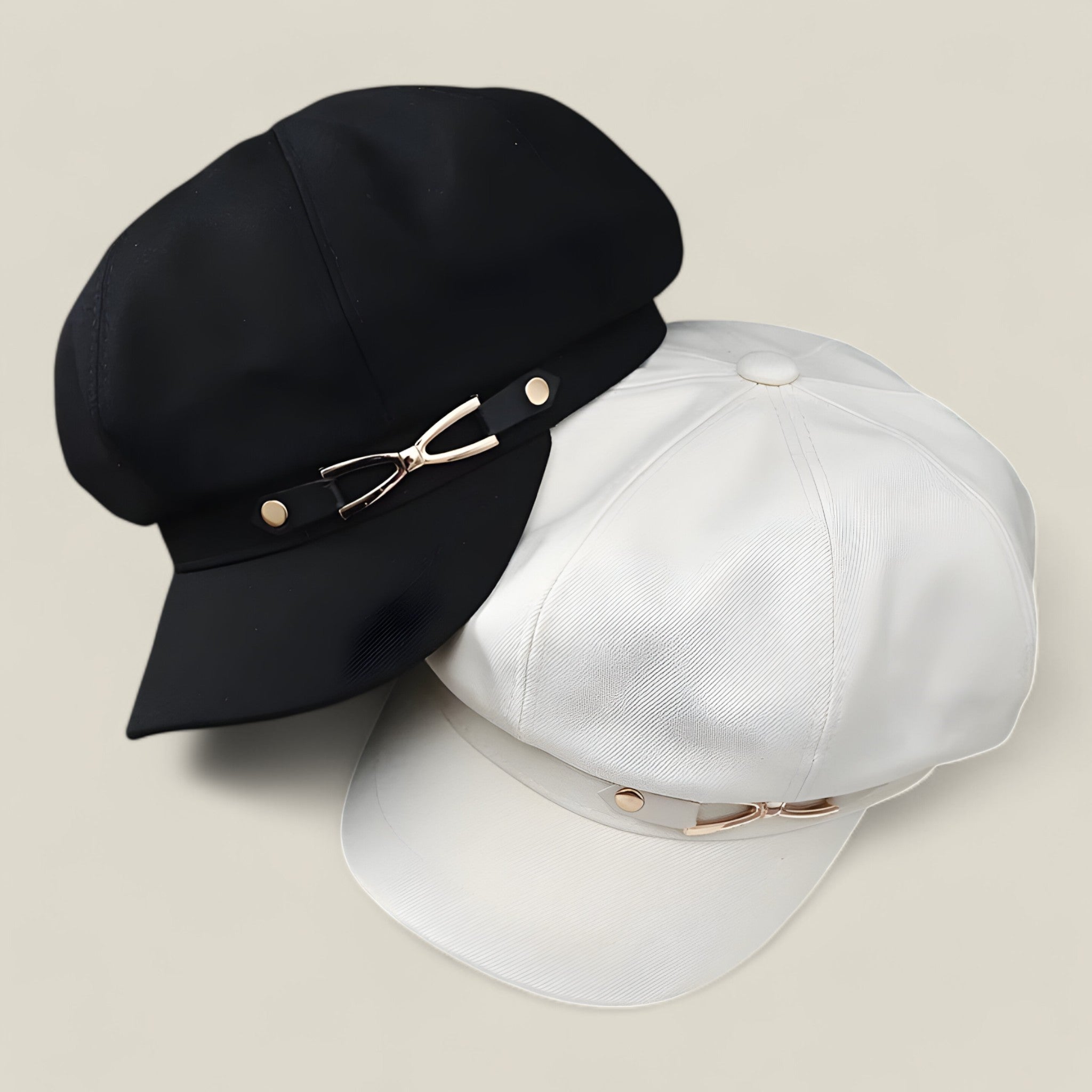 Claire stilvolle fette achteckige Baret