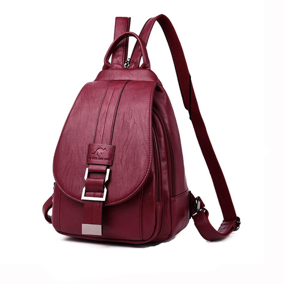 Beatrice - Stilvolle und vielseitige Rucksack mit Klappverschluss