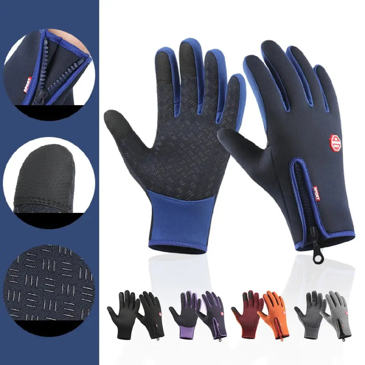Touchscreen Winterhandschuhe – Warme Handschuhe für Radfahren, Fahren & Outdoor-Nutzung
