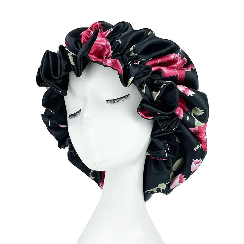 Helen - Stilvolle Satin Schlafhaube