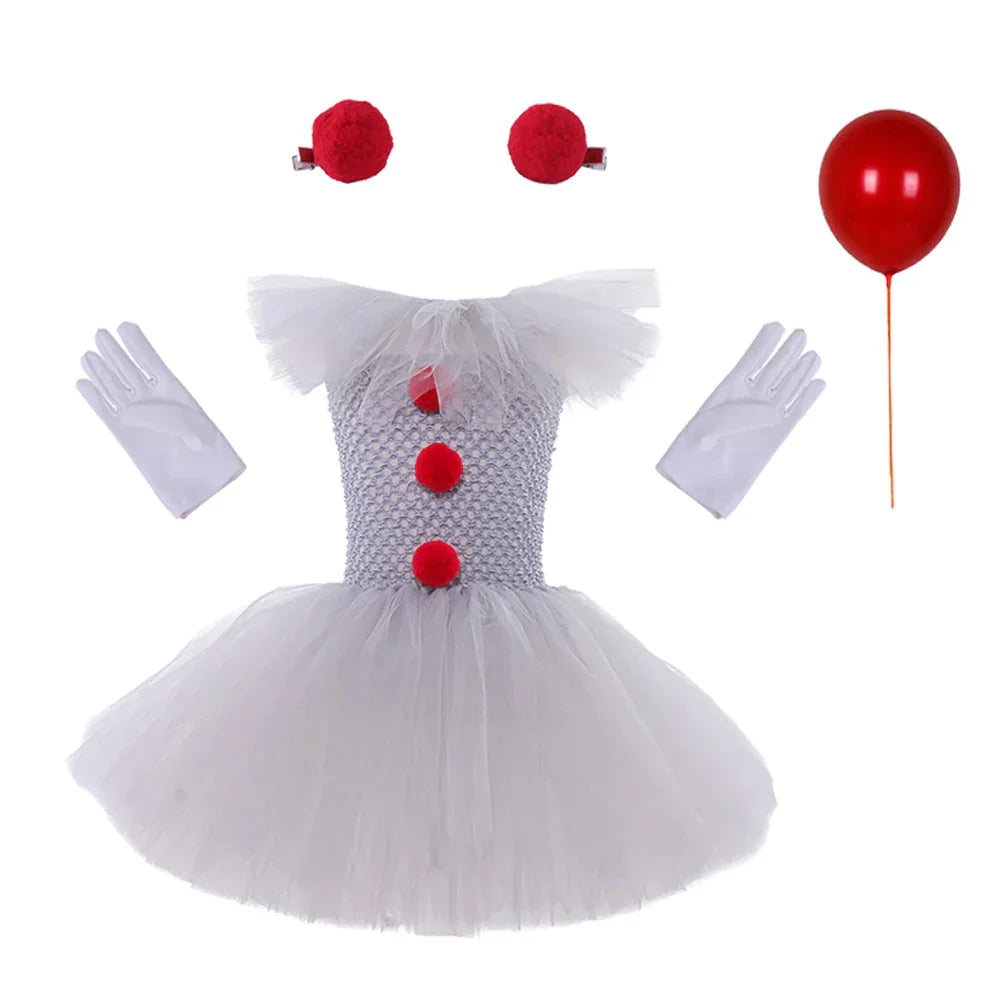 Charlotte Gruseliger Clown Tutu Kleid