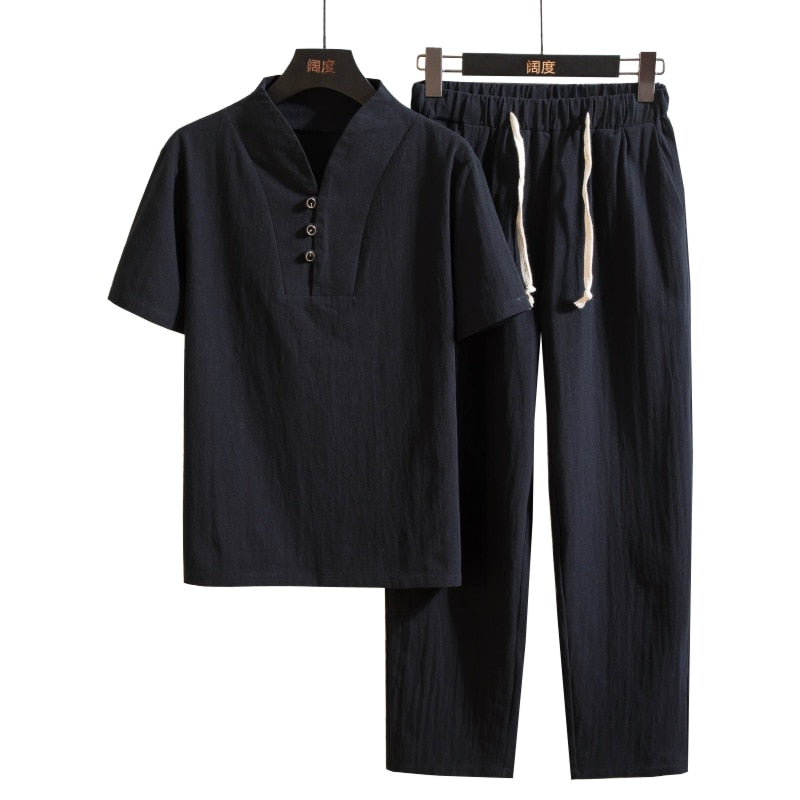 Noah - Sommerchic Kleidungsset aus Leinen