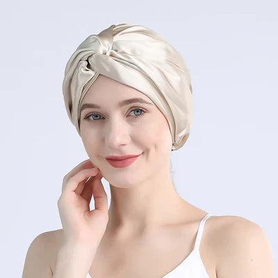 Josephine - Luxuriöse Satin-Dreh-Turban-Haarverpackung