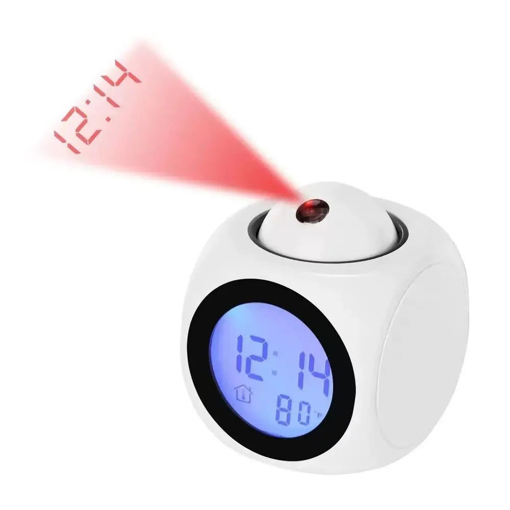 ProjecTime Digitales Projektionswecker – Modernes LED-Uhr mit Klarem Zeitdisplay