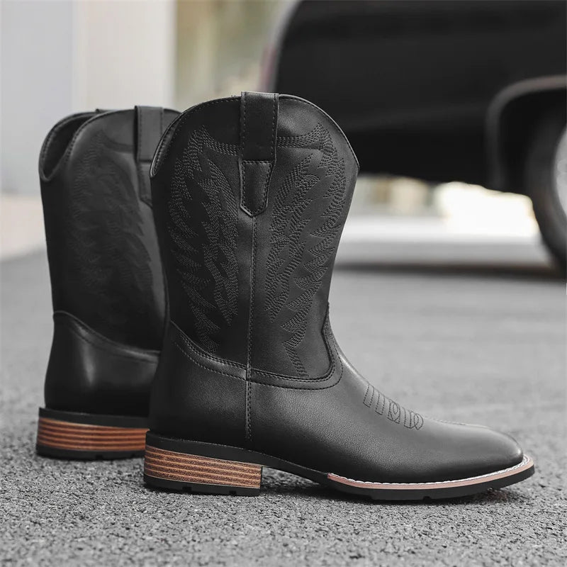 Alexander - Klassische Western-Cowboystiefel mit ganztägigem Komfort