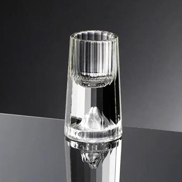 Auragold - Kristallshotglas mit echtem Goldflocken