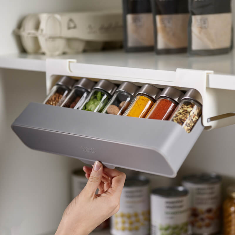 StickRack Selbstklebender Kräuterorganisator – Schlanke Küchenaufbewahrungslösung