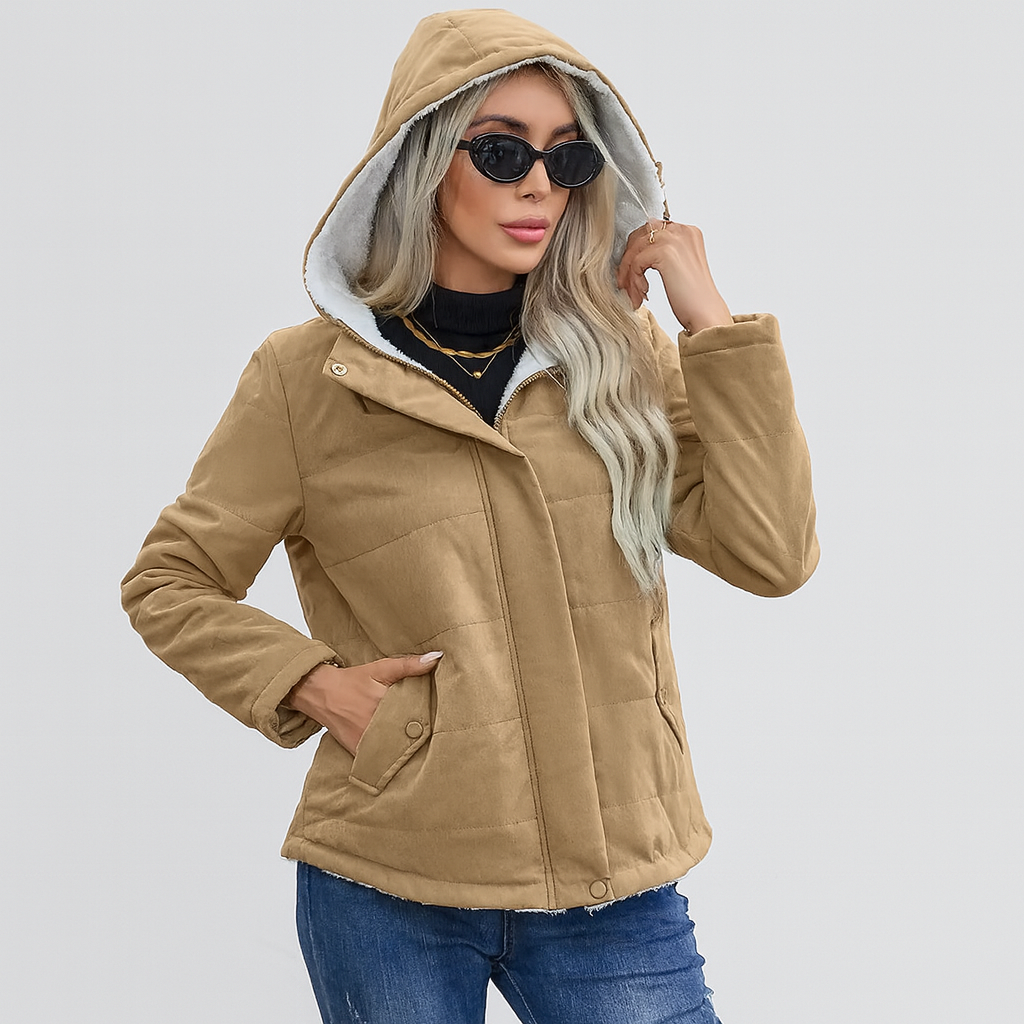 Seraphine | Leichter, eleganter Kapuzen-Wintermantel