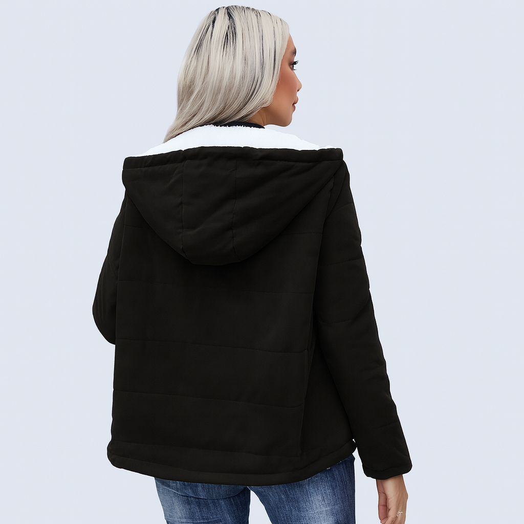 Seraphine | Leichter, eleganter Kapuzen-Wintermantel