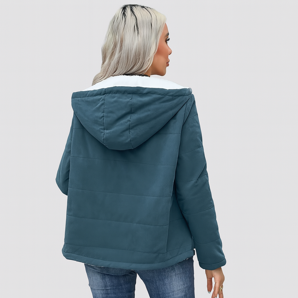 Seraphine | Leichter, eleganter Kapuzen-Wintermantel