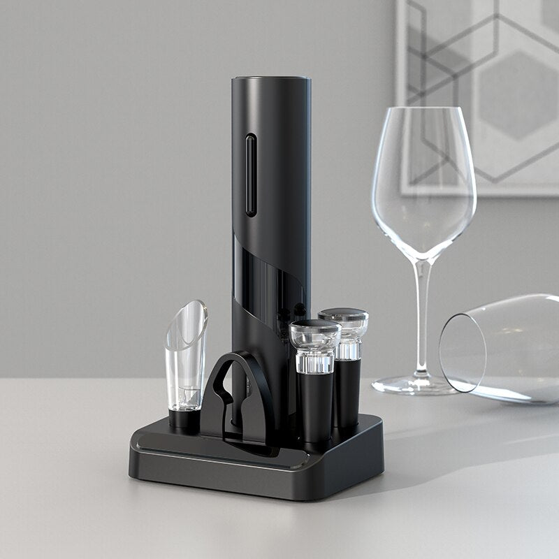 VinoLift Elektrisches Weinöffnerset – Müheloses Korkenziehen