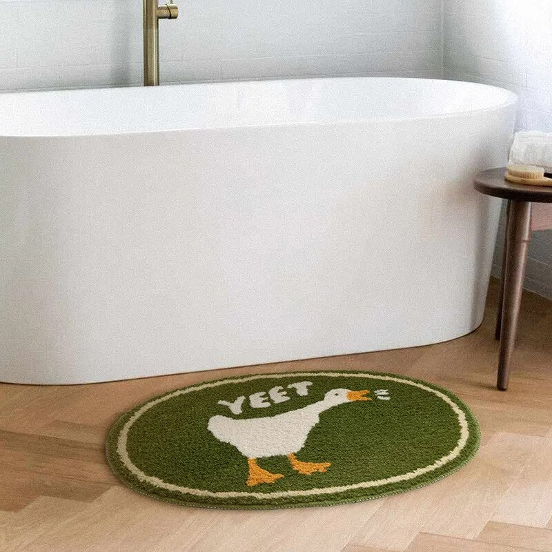 Ses Tier Handgefertigter Badezimmerteppich – Luxuriöser und Absorbierender Badezimmerteppich