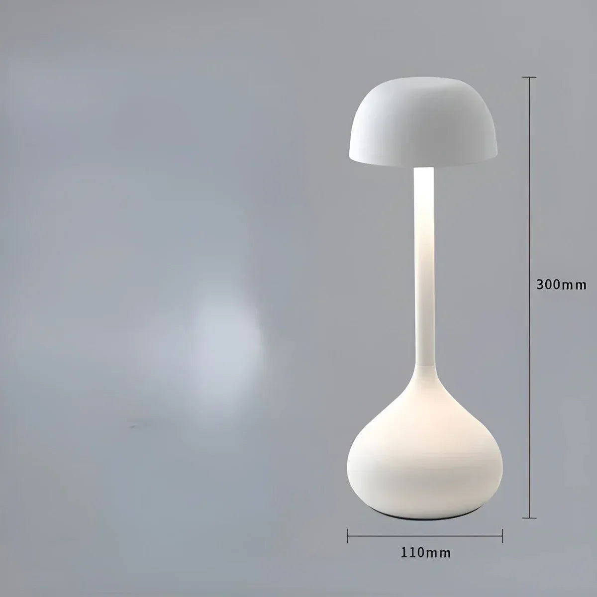 TouchLumena - Wireless dimmbare Pilz-Tischlampe