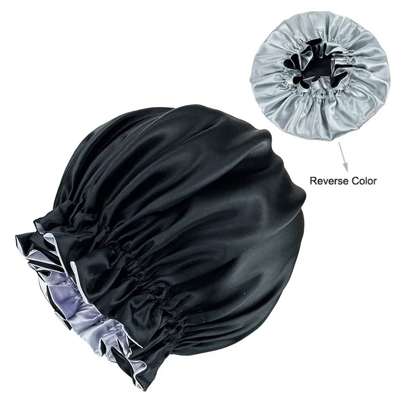 Helen - Stilvolle Satin Schlafhaube